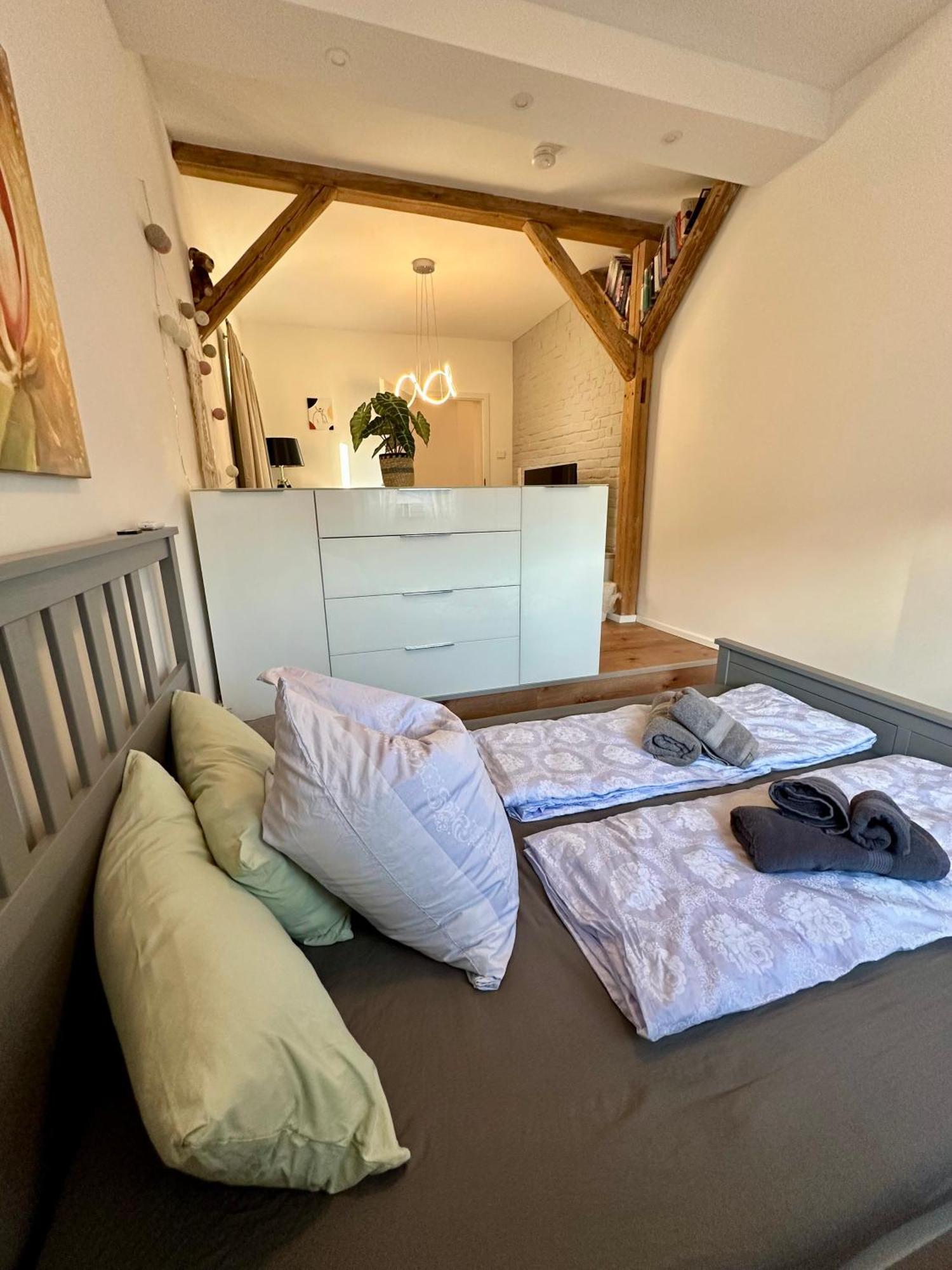 Charmantes Luxus Maisonette- Apartement バート・ヘルスフェルト エクステリア 写真