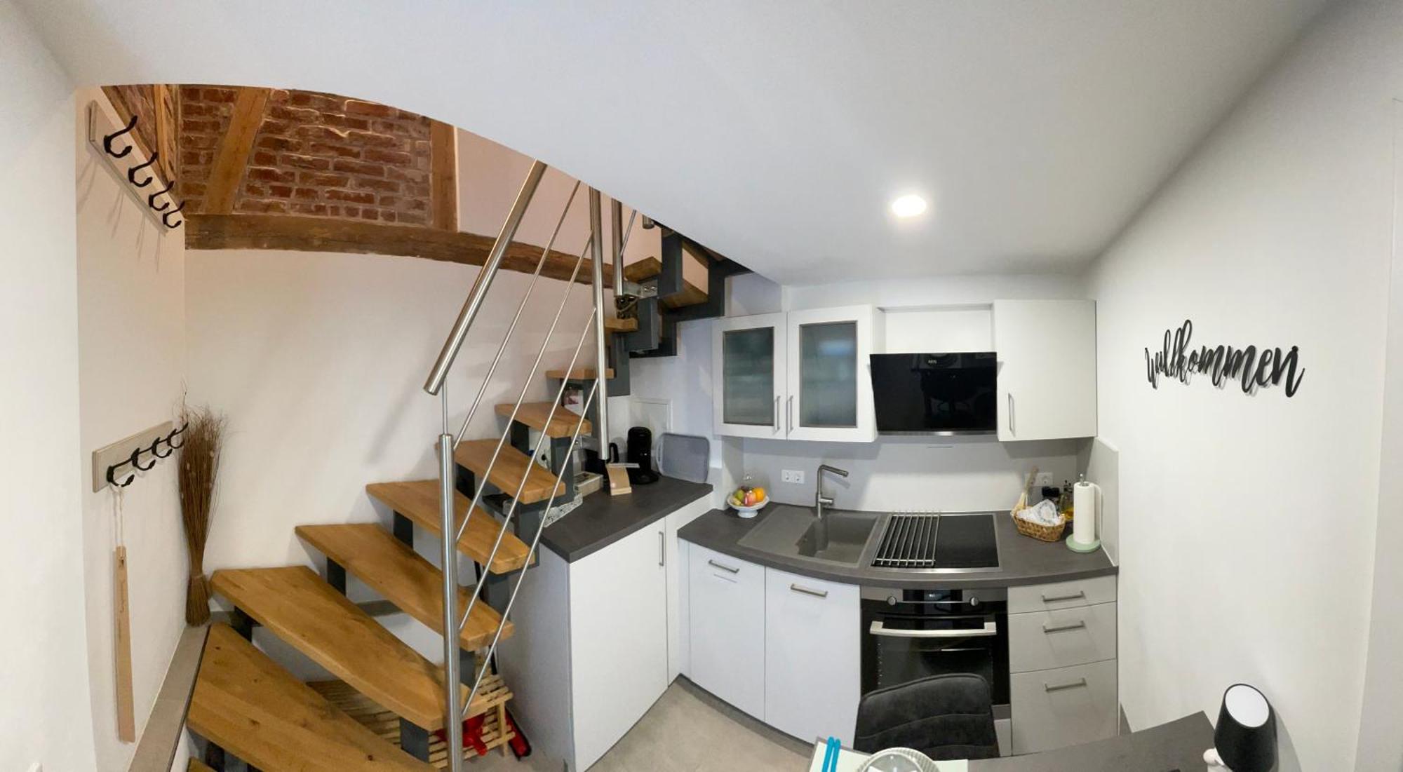 Charmantes Luxus Maisonette- Apartement バート・ヘルスフェルト エクステリア 写真