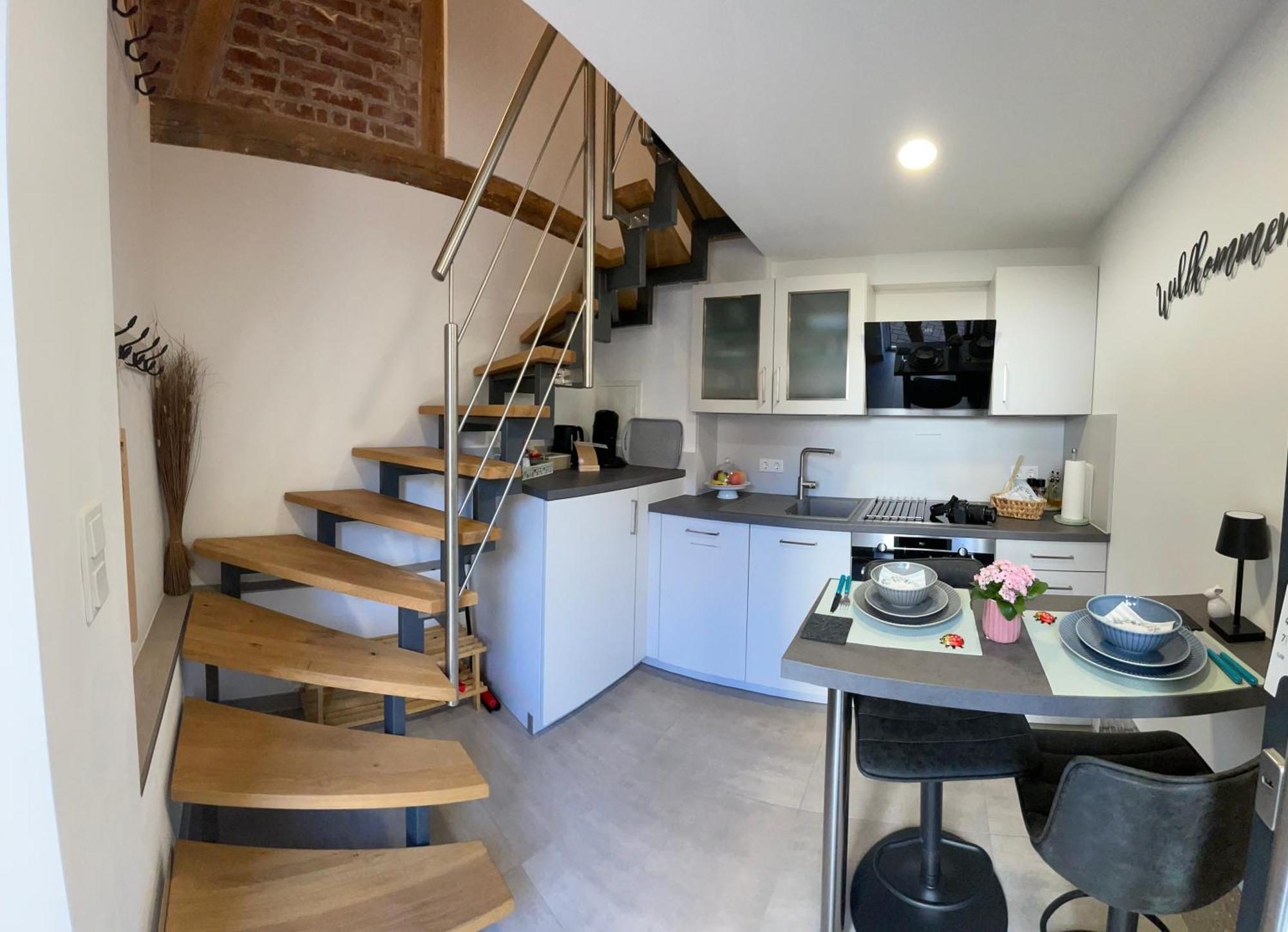 Charmantes Luxus Maisonette- Apartement バート・ヘルスフェルト エクステリア 写真